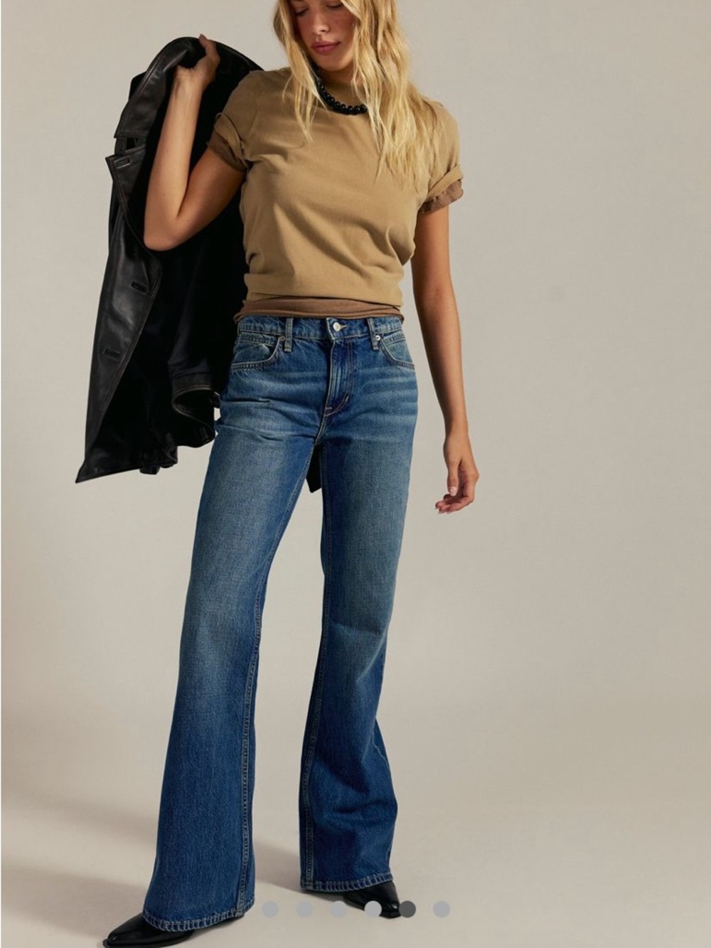 We The Free Jeans “West Coast Relaxed Flare” Humble Blue NWT